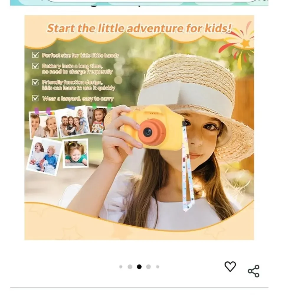 Kids Camera 26MP HD Digital Portable with 1080P Video